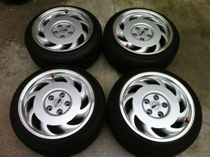 FS Corvette C4 Wheels + Tires + Adapters. VW GTI Forum